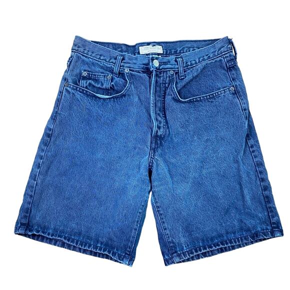 VTG Guess High Rise Mom Jean Shorts 29 Button Fly - Picture 1 of 7